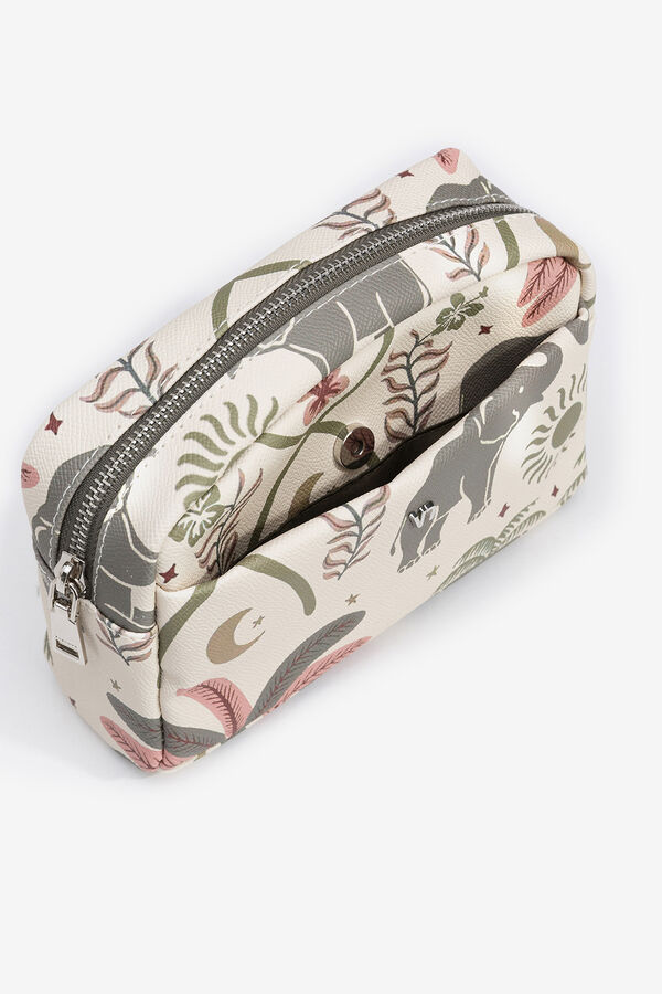 Vilanova Neceser con Estampado Floral blanco