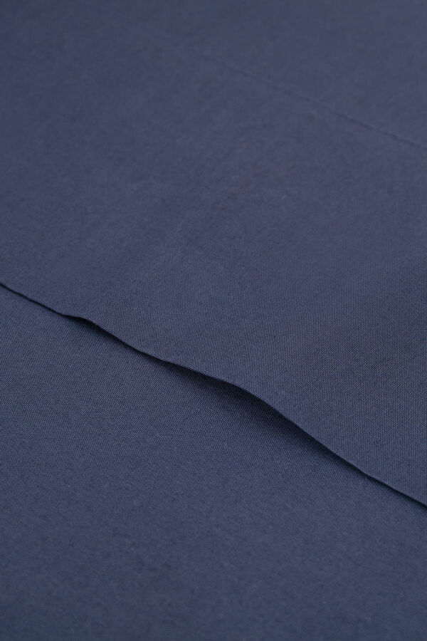 Womensecret Lençol algodão orgânico. Cama 135-140 cm. azul
