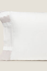 Womensecret Capa almofada 100% algodão texturas. Cama 135-140 cm. beige