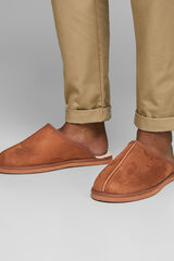 Jack & Jones Chinelos de borrego cru