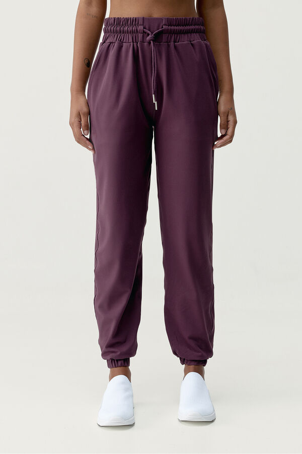 Born Living Yoga Calça de moletom Camille Blue Chalk estampado