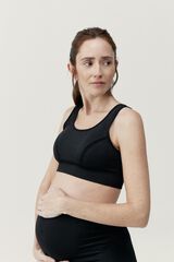 Born Living Yoga Top Mommy Line Preto preto