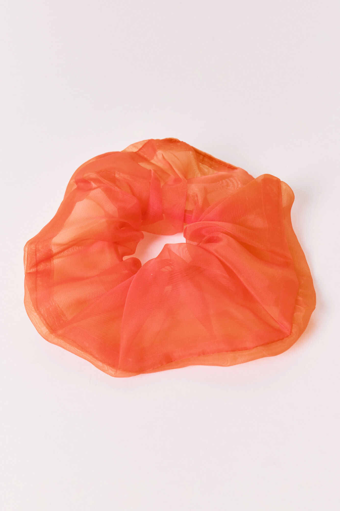Women'secret El&aacute;stico de cabelo em organza transparente rosa