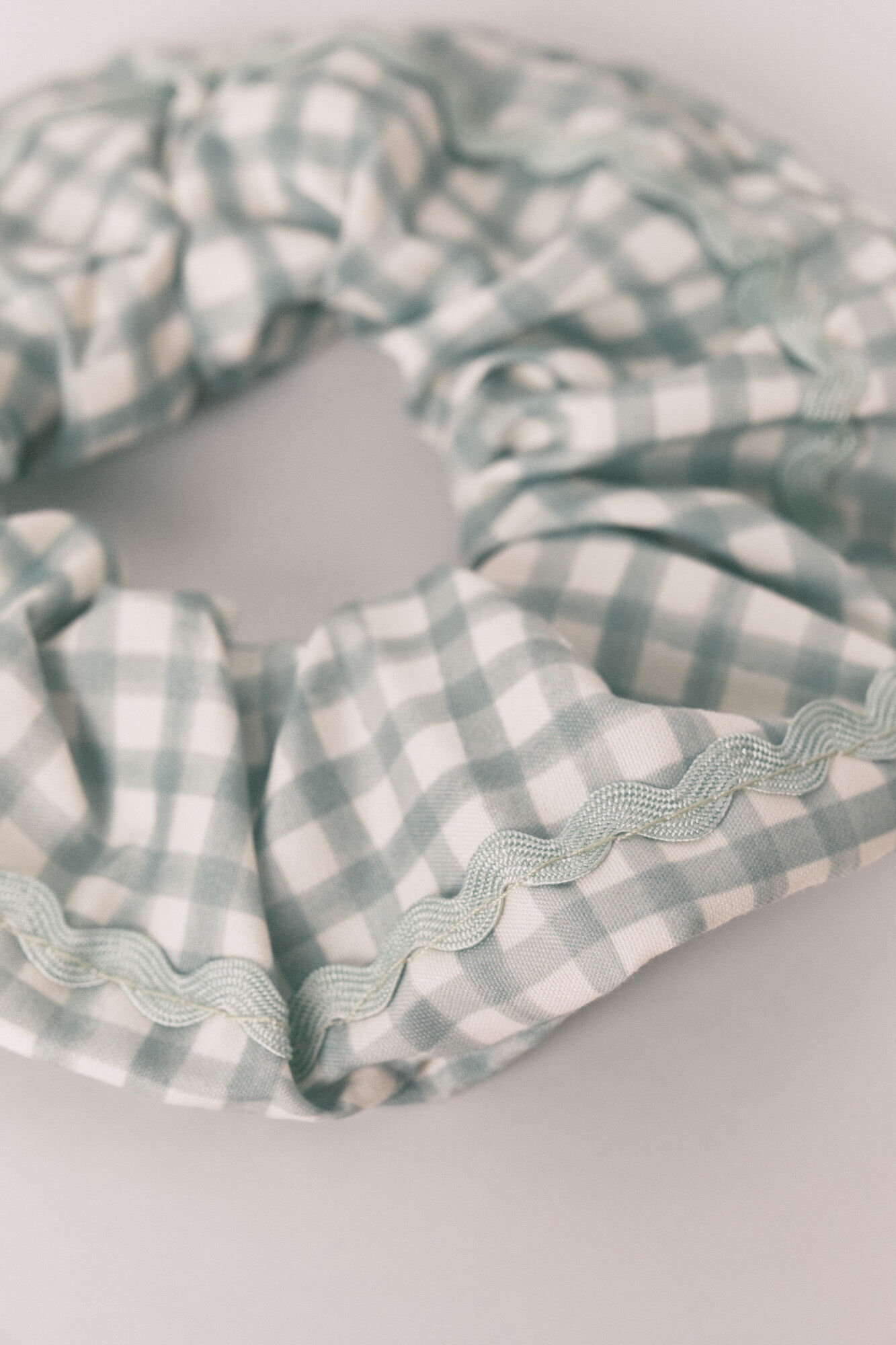 Women'secret Scrunchie maxi estampado vichy verde