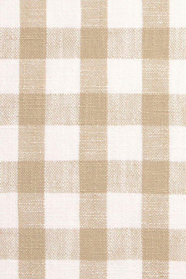 Textura Capa de almofada de algodão xadrez cinzento