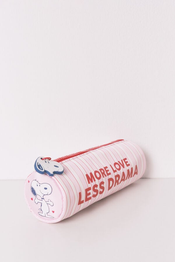 Women'secret N&eacute;cessaire pequeno acolchoado rosa Snoopy estampado