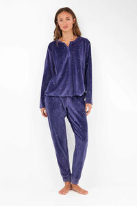 Gisela Conjunto de pijama de polar el&aacute;stica