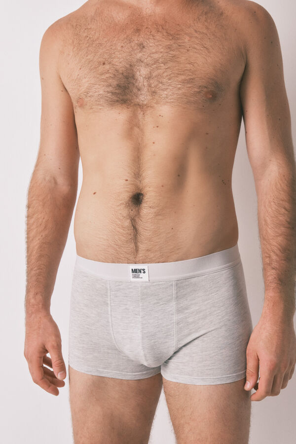 Women'secret Pacote com 2 boxers azuis lisos azul