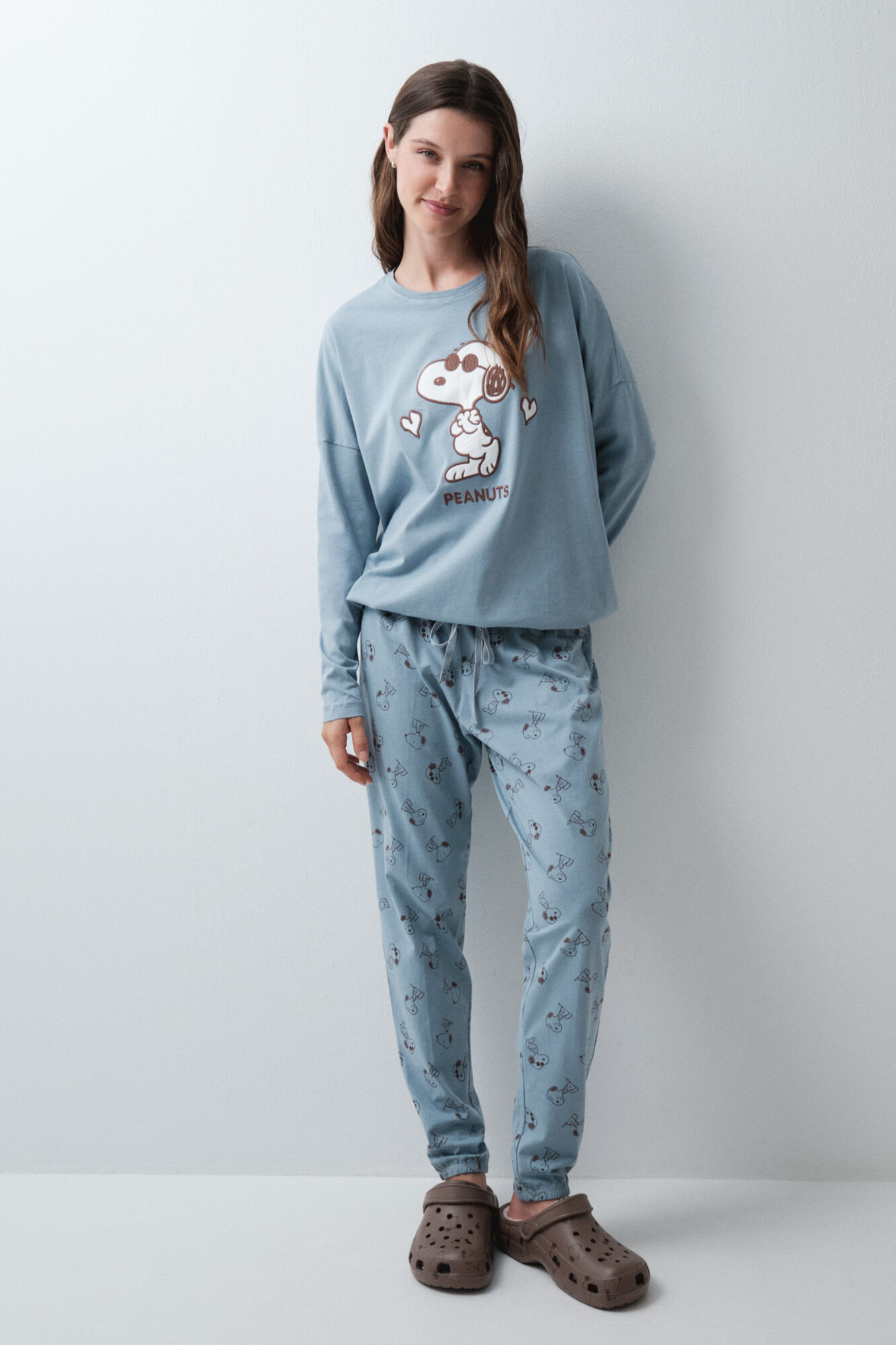 Women'secret Pijama largo Snoopy 3D