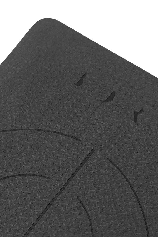 Born Living Yoga Mat Mat Wave-6Mm Black  preto