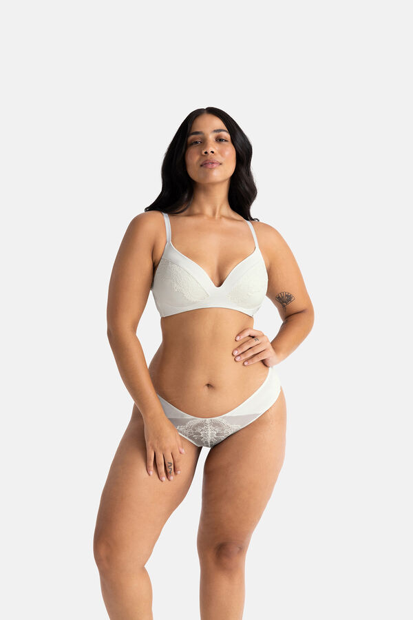 Dorina Wireless light padded soft bra Mikayla brown