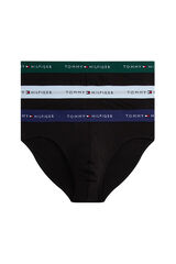 Tommy Hilfiger Pack de 3 Slip Algodón negro