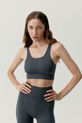Born Living Yoga Top Naisha Blue azul