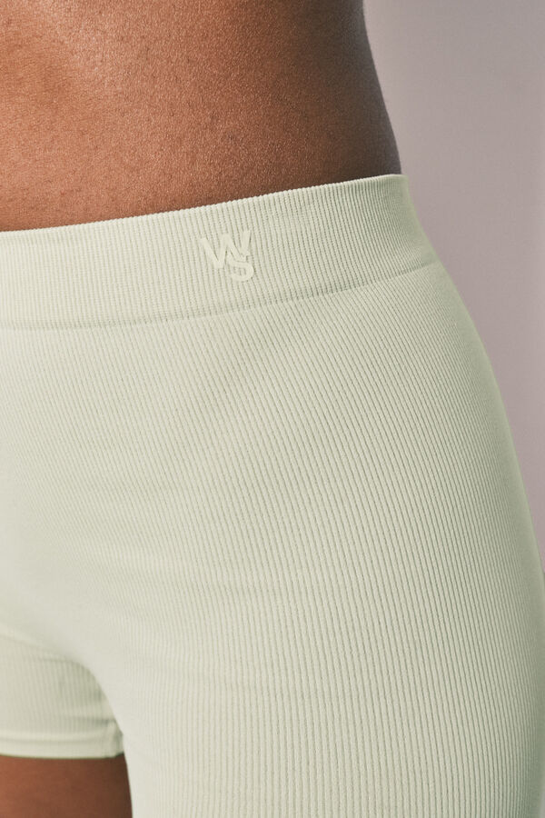 Women'secret Boxers sem costura verdes verde