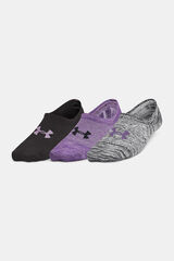 Under Armour Pack de 3 calcetines morado/lila