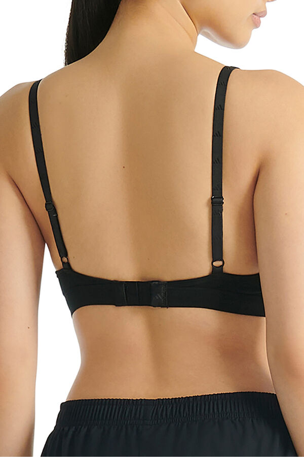 Adidas Suti&atilde; Active Essential Cotton 3 Listras preto