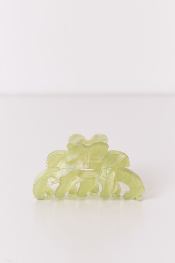 Women'secret Mola de cabelo flor verde verde