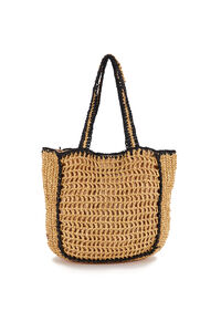 Abbacino Bolsa de praia trançada