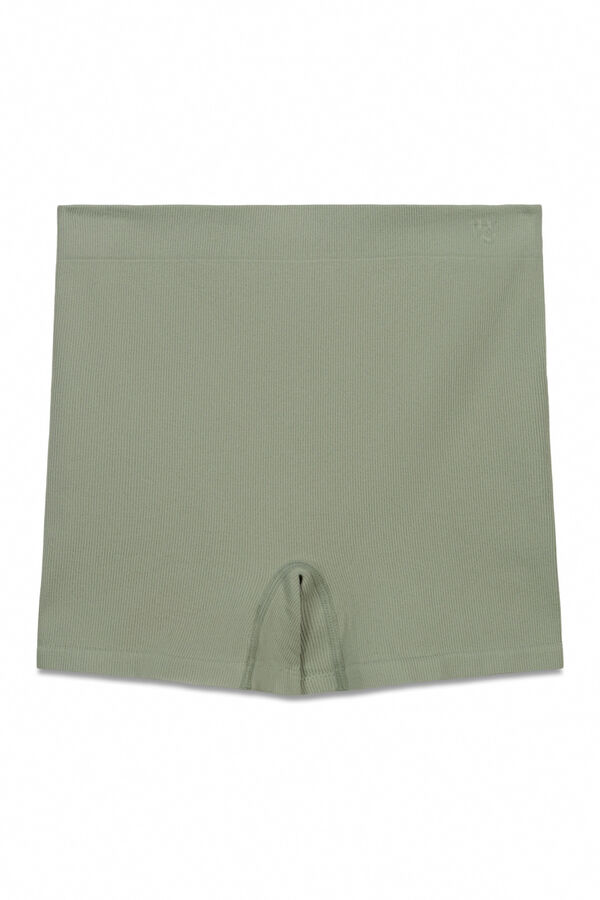 Women'secret Boxers sem costura caqui bege