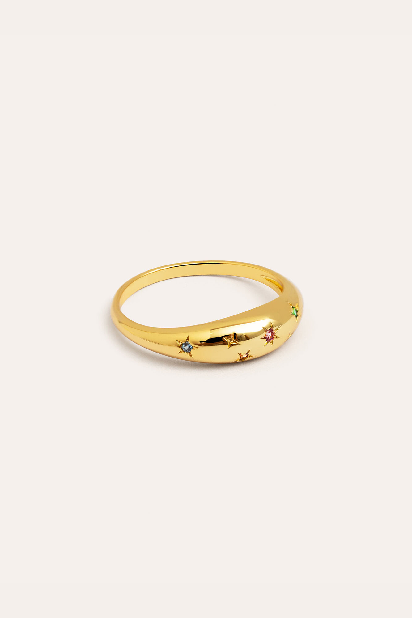 Singularu Anillo Spark Color Ba&ntilde;o Oro 16