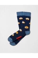 Besocks Meias altas BESOCKS Garfield azul