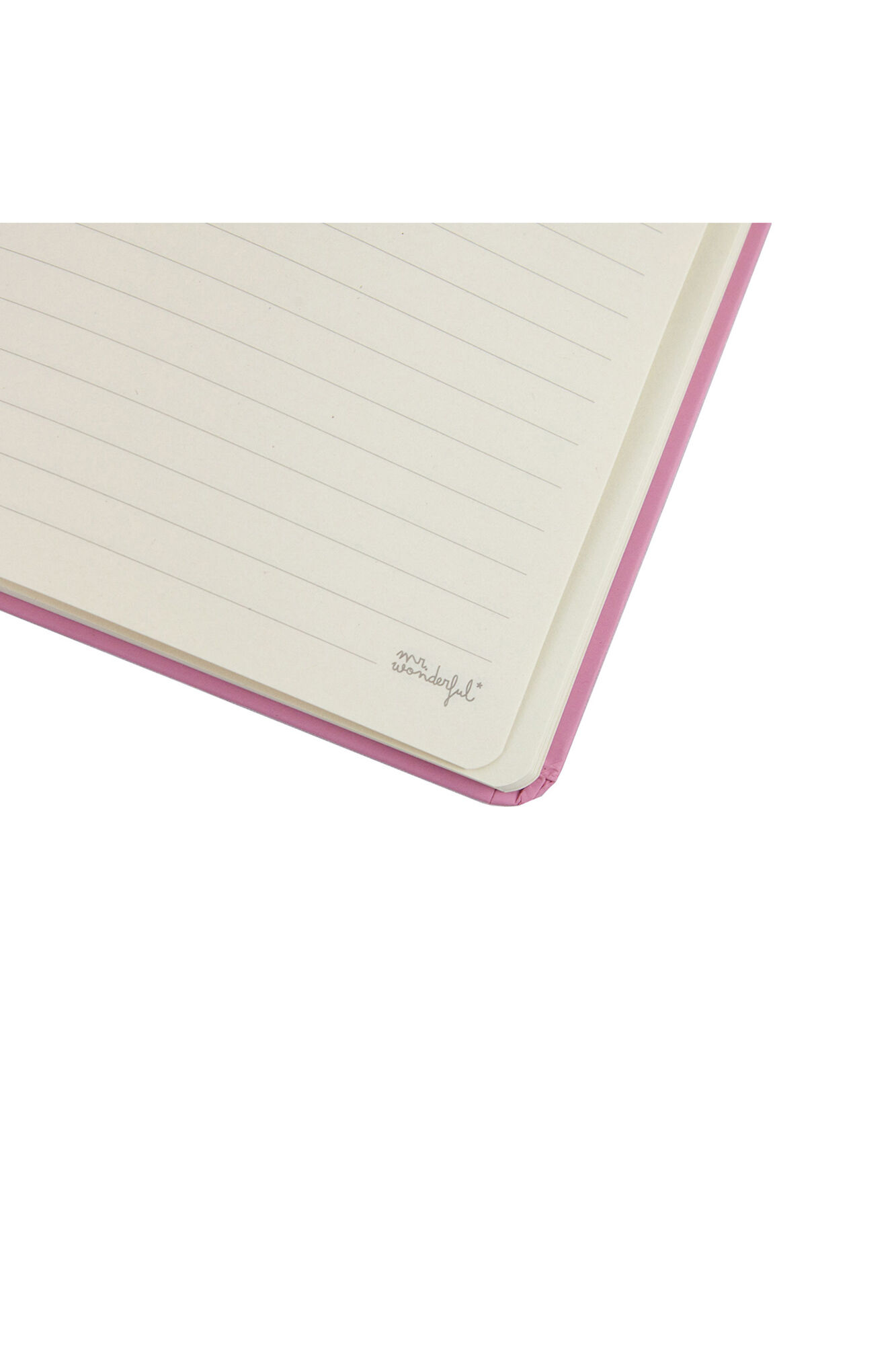 Mr. Wonderful Caderno A5 com suporte para celular rosa - Acredite ou n&atilde;o, &agrave;s vezes escrevo &agrave; m&atilde;o