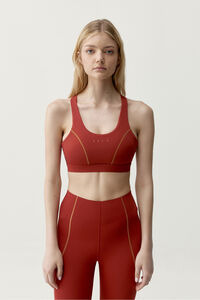 Born Living Yoga Top desportivo Brone vermelho