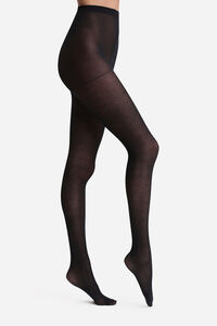 DIM collant transparente com estampa de leopardo 23 Deniers