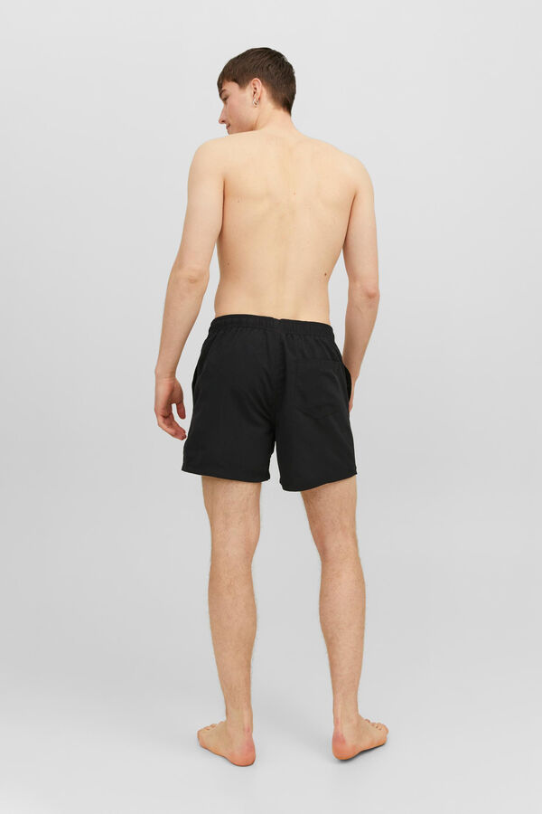 Jack & Jones Fato de banho liso preto