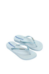 Ipanema Chinelo de tiras com brilho azul
