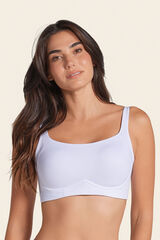 Leonisa non-wired , high-support, high-coverage Everyday Bra white