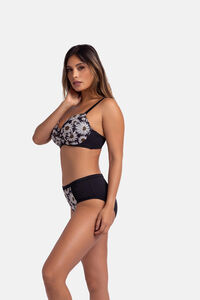 Dorina Top de biquíni estampado preto