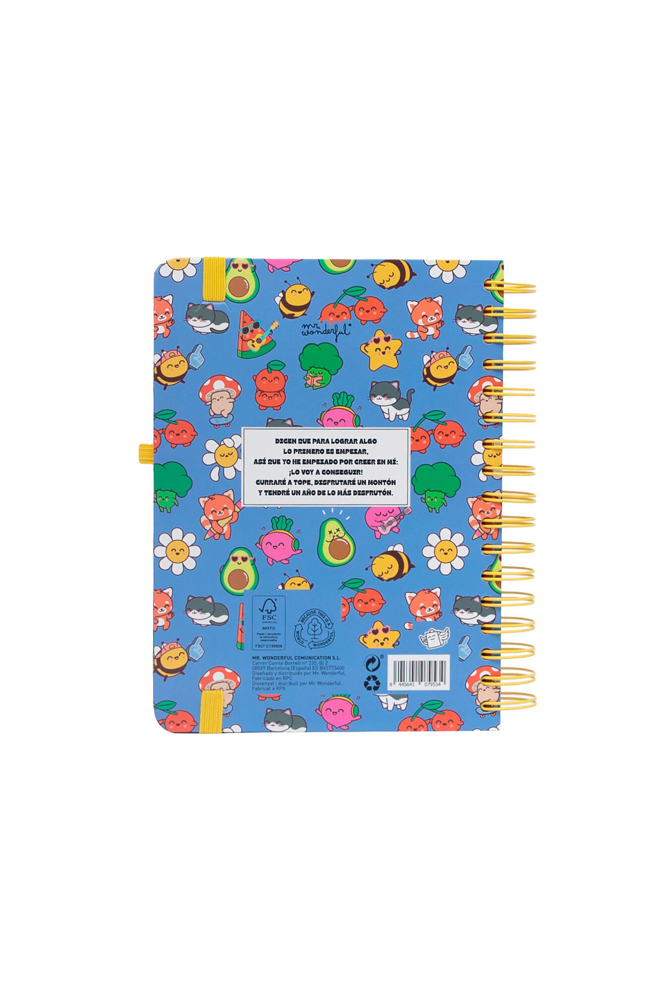 Mr. Wonderful Agenda Mr. Wonderful 226-27 Di&aacute;ria - No meu mundo