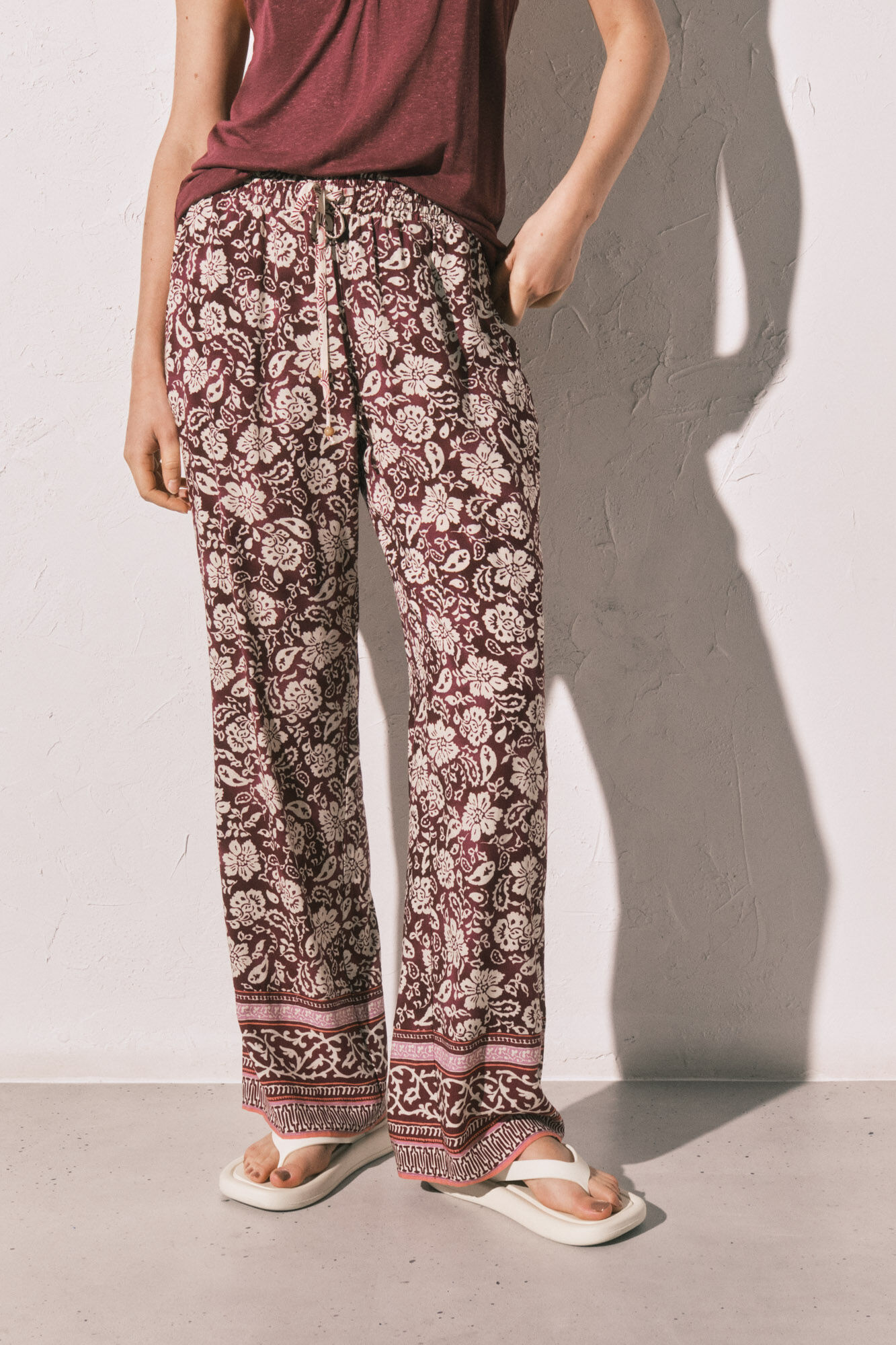 Women'secret Cal&ccedil;a comprida estampada boho