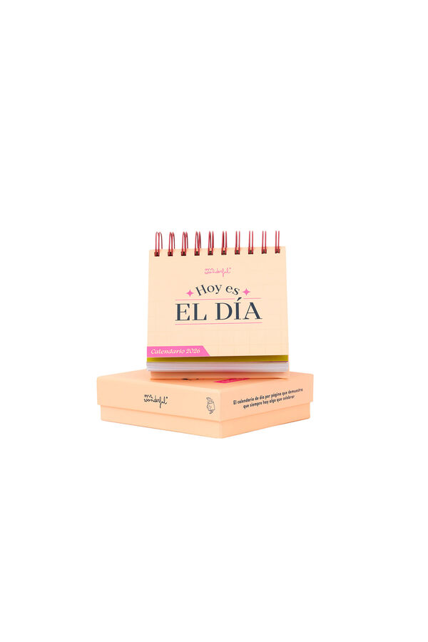 Mr. Wonderful Calend&aacute;rio de mesa di&aacute;rio de 2026 - Hoje &eacute; o dia... estampado