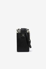 Vilanova Mala para celular com efeito couro preto