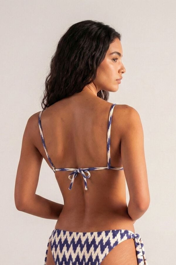 Robin Top Bikini  Halter Flame Migjorn estampado