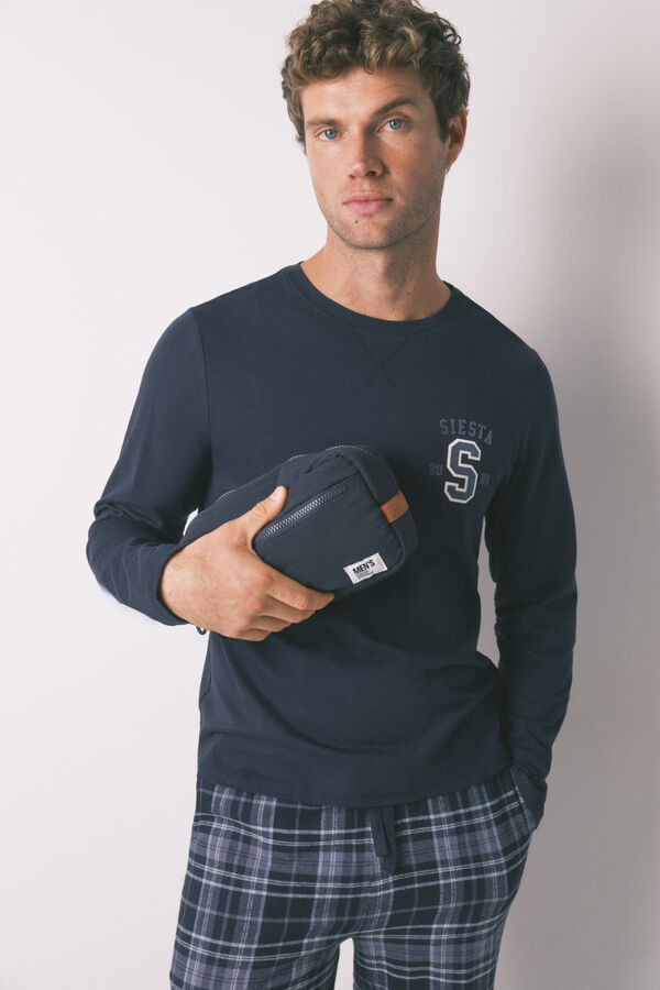 Women'secret Necessaire média de nylon azul azul