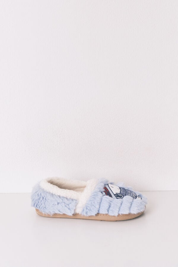 Women'secret Chinelos de quarto botas do Snoopy azul