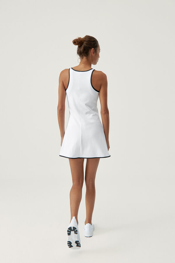 Born Living Yoga Dress Laver White  blanco