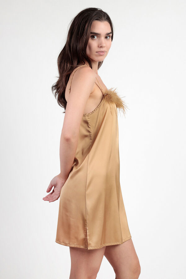 Admas Camisola Marabu Luxe A Feather amarelo