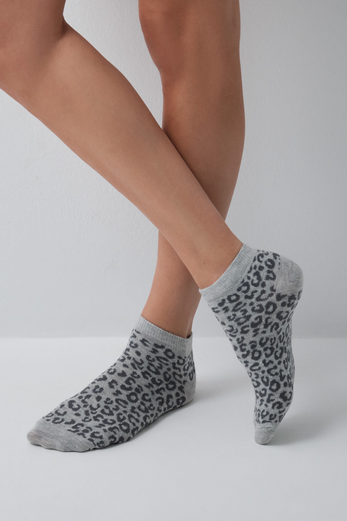 Women'secret Pack 3 meias curtas estampado animal