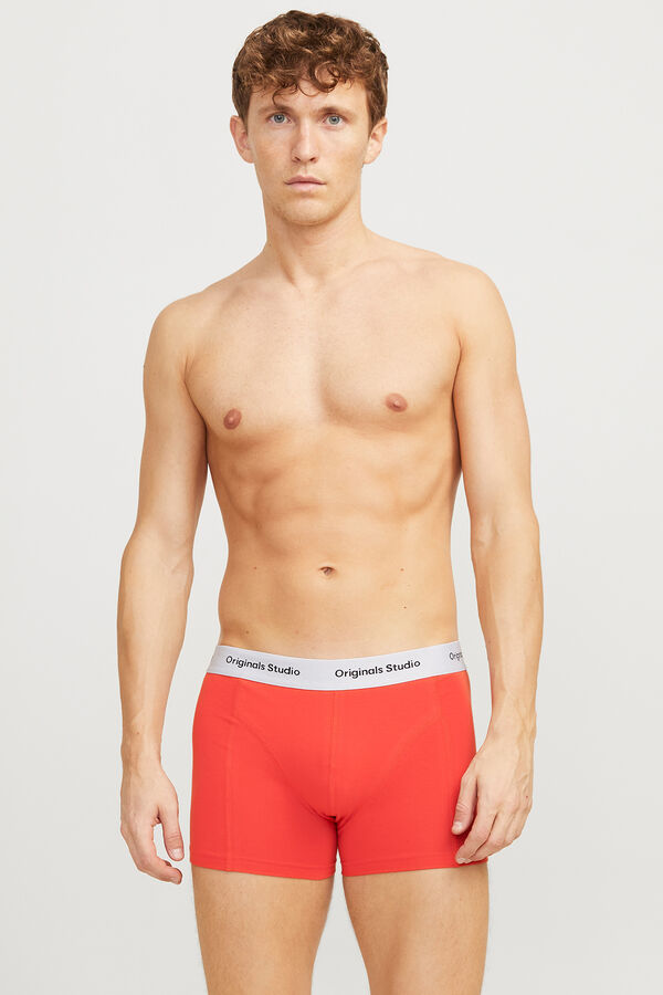 Jack & Jones Pack 5 b&oacute;xers de algod&oacute;n negro