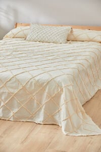 Calma House Colcha com tufting cru Royal 240x260