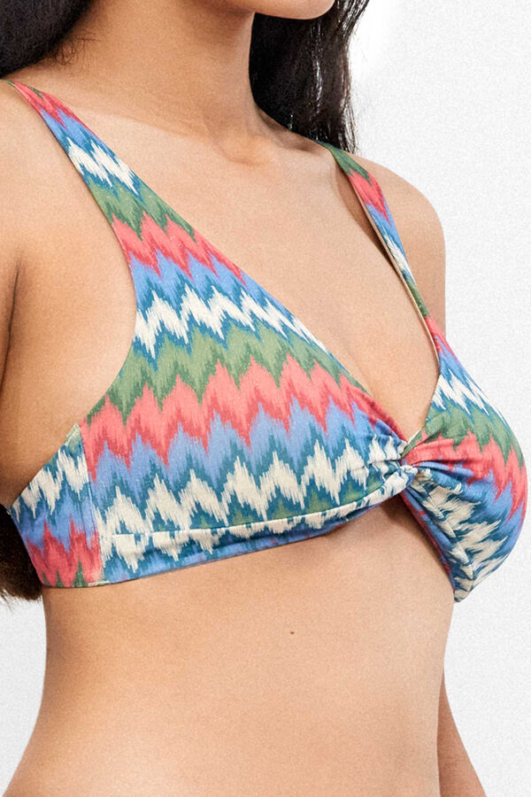 Gisela Top biqu&iacute;ni triangular sem aro branco
