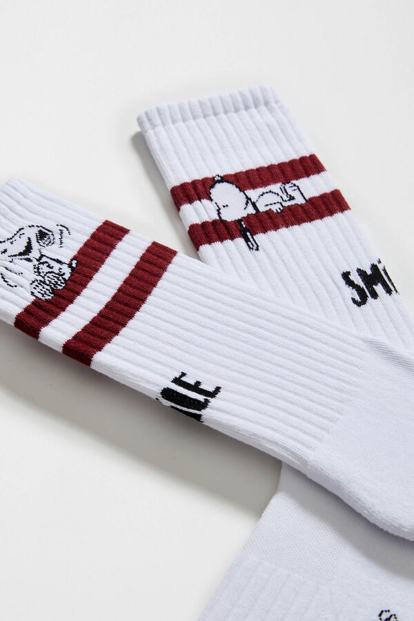 Besocks Besocks Snoopy socks white