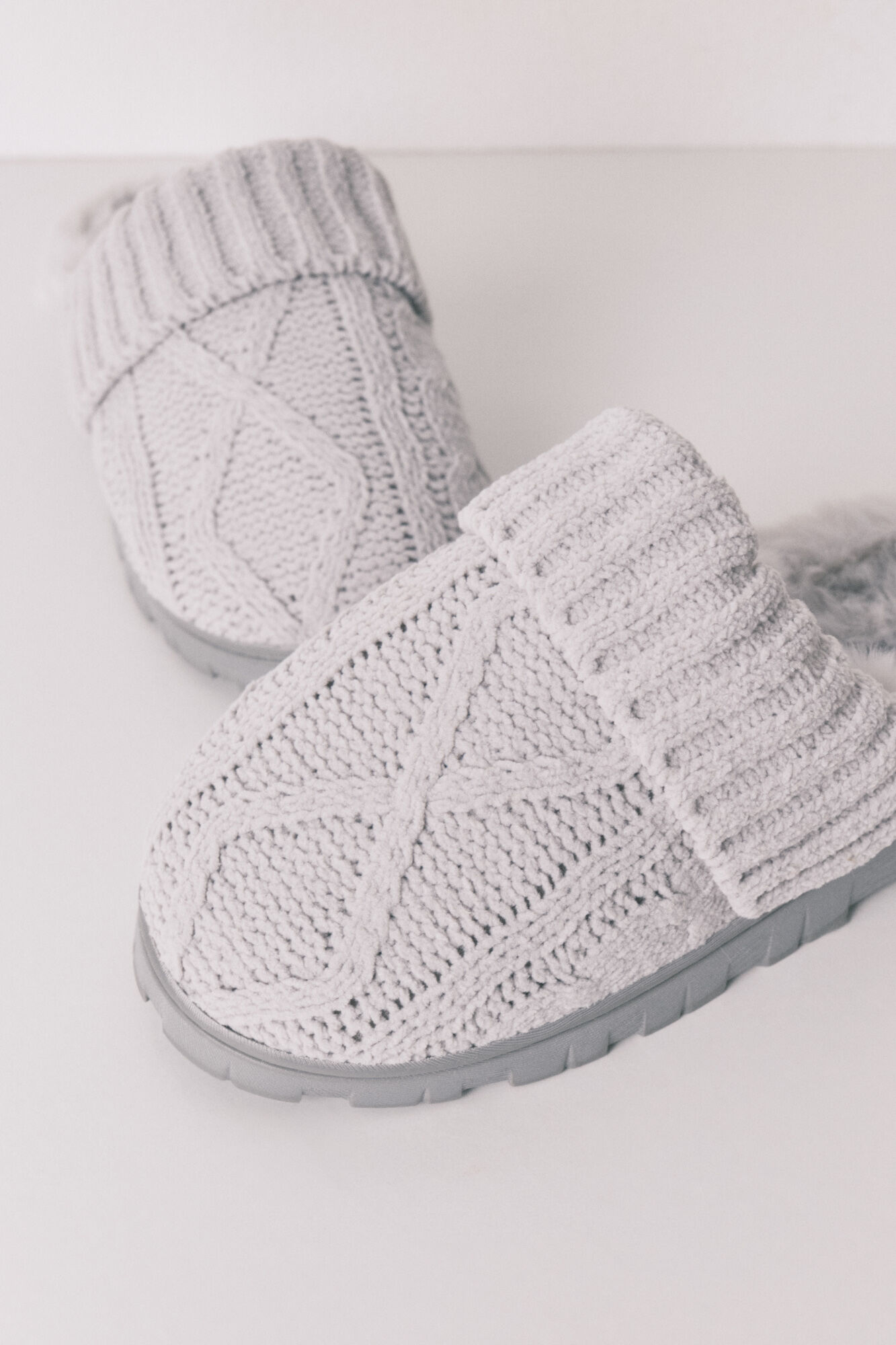 Women'secret Chinelos de quarto de tric&ocirc; malha