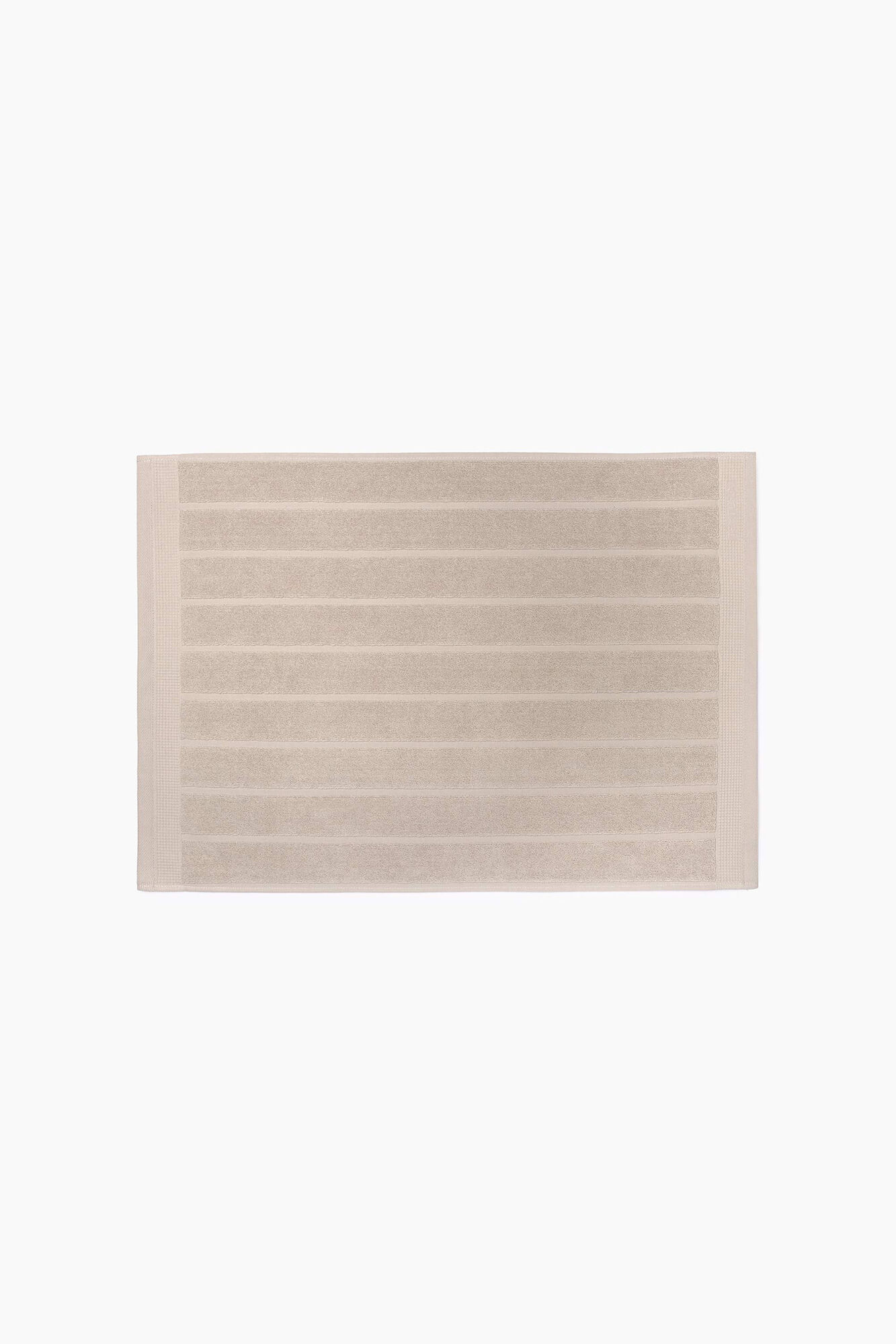 Textura Tapete banho friso algod&atilde;o eg&iacute;pcio 50 x 70 cm.