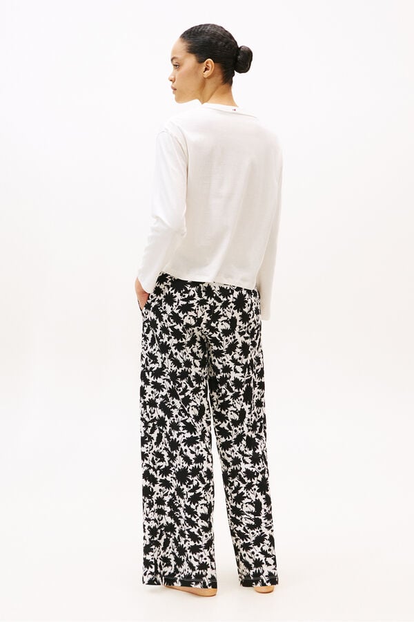 Tommy Hilfiger Conjunto de pijama de manga comprida estampado