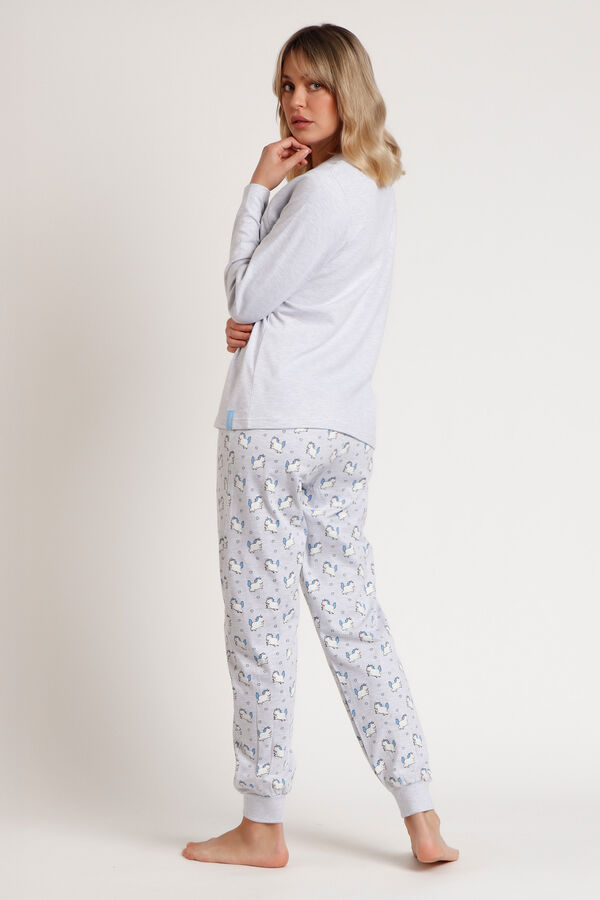 Mr. Wonderful Pijama Hoje estou de Selfie cinzento